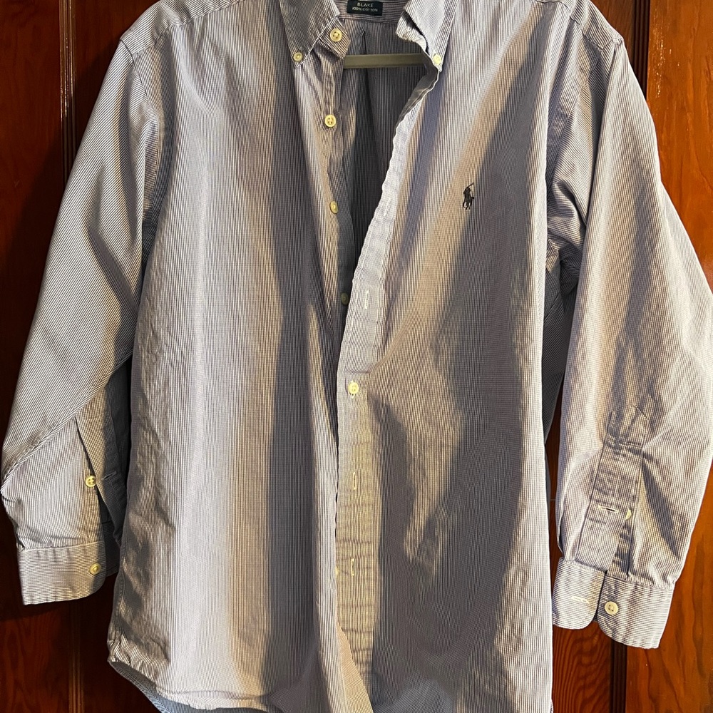 Ralph Lauren Light Blue Casual Button-Down Shirt